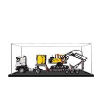 Vitrine en acrylique pour camion Lego 42175 FMX et modèle d'excavatrice EC230 Green Power - Boîte de présentation anti-poussière de 3 mm - Compatible avec Lego 42175 (modèle non inclus) (Transparent 3