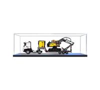 Vitrine en acrylique pour camions et pelleteuses Lego 42175 - Boîte de rangement robuste - 74,9 x 30 x 30 cm (à l'exception des modèles) - Transparent (base noire)