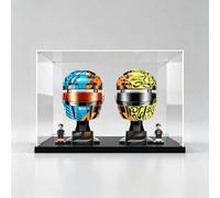 Vitrine en acrylique pour casque Lego McLa* Ren F1-Team 43017 + 43023, étanche à la poussière, kit de construction, 30X15X20 cm, vitrine transparente anti-rayures et anti-jaunissement (uniquement la