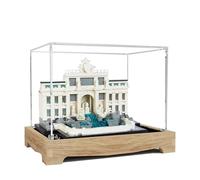 Vitrine en acrylique pour fontaine de Trevi Lego 21020 Modèle Rome 3 mm Étanche à la poussière Compatible avec Lego 21020 (modèle non inclus) (construction transparente 3 mm B)