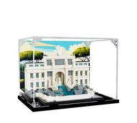 Vitrine en acrylique pour fontaine de Trevi Lego 21020 Modèle Rome 3 mm Étanche à la poussière Compatible avec Lego 21020 (modèle non inclus) (fond 3 mm base noire)