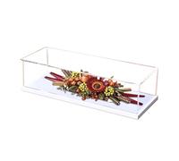 Vitrine en acrylique pour icônes Lego 10314 - Vitrine, protège et décore le modèle avec rangement anti-poussière - Cadeau (Transparent A)