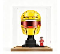 Vitrine en acrylique pour kit de construction de casque LEGO 43022 - Boîte de rangement transparente anti-poussière (vitrine uniquement, compatible avec LEGO 43022 - (modèle non inclus) (Transparent A