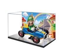 Vitrine en acrylique pour kit de construction de kart Lego 72050 - Boîte transparente anti-poussière - Seule vitrine compatible avec Lego 72050 (spray arrière + miroir A)