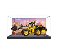 Vitrine en acrylique pour kit de construction Lego 42209 pour chargeuse sur pneus - Boîte transparente anti-poussière - Seule la vitrine compatible avec Lego 42209 (spray arrière)