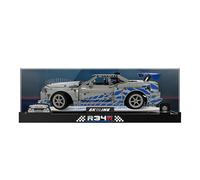 Vitrine en acrylique pour L-e*g-o 42210 2 Fast 2 Furious Nissan Skyline GT-R (R34)