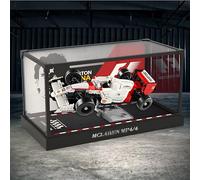 Vitrine en acrylique pour L-e*g-o Icons Mc*Laren F1 MP4/4 & Ayrton Senna 10330, étui de rangement et d'organisation anti-poussière 40 x 20 x 20 cm (C)