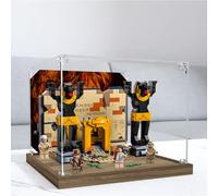 Vitrine en acrylique pour Le-go 77013 Escape from the Ancient Tomb Model, boîte de présentation anti-poussière (boîte de présentation uniquement) (fond StyleB 3 mm)