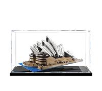 Vitrine en acrylique pour Lego 10234 Opéra de Sydney - 3 mm - Étanche à la poussière - Compatible avec Lego 10234 (modèle non inclus) - Construction transparente de 2 mm