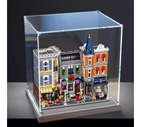 Vitrine en acrylique pour Lego 10255 City Center, boîte de rangement robuste 40 x 30 x 40 cm (à l'exception des modèles)