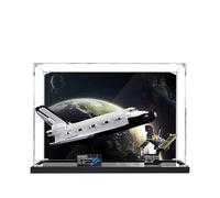 Vitrine en acrylique pour Lego 10283 - Navette spatiale Discovery - Vitrine transparente et anti-poussière compatible avec Lego 10283 (vitrine uniquement) (fond 3 mm B)