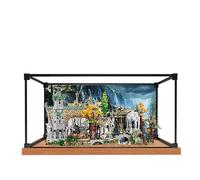 Vitrine en acrylique pour Lego 10316 Le Seigneur des Anneaux : Château Rivendell - Boîte de présentation - Étanche à la poussière - Compatible avec Lego 10316 (boîte de présentation uniquement) (cadre