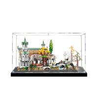 Vitrine en acrylique pour Lego 10316 Le Seigneur des Anneaux - Modèle Château Rivendell - 3 mm - Étanche à la poussière - Compatible avec Lego 10316 (modèle non inclus) (Transparent 3 mm)