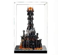 Vitrine en acrylique pour Lego 10333 Le Seigneur des Anneaux - Boîte transparente anti-poussière - Boîte de rangement compatible avec Lego 10333 (modèle non inclus - Transparent 3 mm)