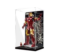 Vitrine en acrylique pour Lego 10344 Mech - Boîte transparente anti-poussière - Seule vitrine compatible avec Lego 10344 (spray arrière B)