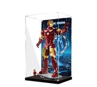 Vitrine en acrylique pour Lego 10344 Mech - Boîte transparente anti-poussière - Seule vitrine compatible avec Lego 10344 (spray arrière C)