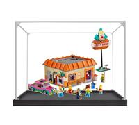 Vitrine en acrylique pour Lego 10352 The Simpsons Krusty's Burger Joint, boîte de rangement transparente anti-poussière compatible avec 10352 (boîte uniquement) (3 mm)