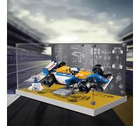 Vitrine en acrylique pour Lego 10353 Racing, boîte de rangement, boîte transparente, compatible avec 10353 (boîte uniquement) (fond uniquement)