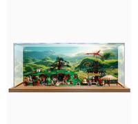 Vitrine en acrylique pour Lego 10354 Shire - Boîte anti-poussière - Boîte de rangement transparente compatible avec 10354 (boîte uniquement) (fond uniquement)