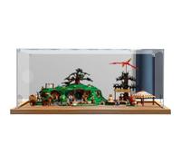Vitrine en acrylique pour Lego 10354 Shire - Boîte de rangement anti-poussière - Boîte transparente compatible avec 10354 (boîte uniquement) (transparent)
