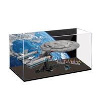 Vitrine en acrylique pour Lego 10356 Star Trek Starship Enterprise - Boîte transparente anti-poussière - Seule vitrine compatible avec Lego 10356 (spray arrière B)