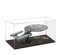 Vitrine en acrylique pour Lego 10356 Star Trek Starship Enterprise - Boîte transparente anti-poussière - Seule vitrine compatible avec Lego 10356 (3 mm)