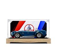 Vitrine en acrylique pour Lego 10357 Shelby Cobra modèle de voiture de sport, boîte de présentation transparente compatible avec Lego 10357 (coque uniquement, sans modèle) (fond 3 mm)