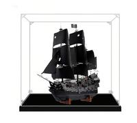 Vitrine en acrylique pour Lego 10365 Black Pearl Ship, boîte de rangement, boîte de rangement transparente, boîte de présentation compatible avec 10365 (boîte uniquement) (3 mm)