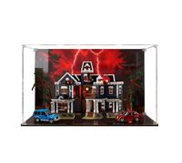 Vitrine en acrylique pour Lego 11370 Stranger Things: The Creel House Building Set - Boîte transparente anti-poussière - Seule vitrine compatible avec Lego 11370 (spray arrière A)