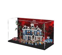 Vitrine en acrylique pour Lego 11370 Stranger Things: The Creel House Building Set - Boîte transparente anti-poussière - Seule vitrine compatible avec Lego 11370 (spray arrière A)