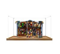 Vitrine en Acrylique pour Lego 11379 Librairie Set (2MM (Socle B)) | Vitrine murale en acrylique pour Lego 11379 Librairie, vitrine compatible avec Lego 11379 ,Pas de maquette