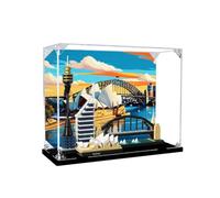 Vitrine en acrylique pour Lego 21032 Sydney Architecture Series - Anti-poussière avec protection UV, ajustement personnalisé pour modèle Lego 21032 - Édition collector (modèle non inclus