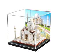 Vitrine en acrylique pour Lego 21056 modèle Taj Mahal - 3 mm - Étanche à la poussière - Compatible avec Lego 21056 (modèle non inclus)
