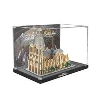 Vitrine en acrylique pour Lego 21061 modèle Notre Dame de Paris, 3 mm, boîte de présentation anti-poussière compatible avec Lego 21061 (modèle non inclus)