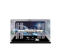 Vitrine en acrylique pour Lego 21321 Station spatiale internationale - Boîte anti-poussière - Boîte de rangement transparente compatible avec Lego 21321 (étui uniquement, sans modèle)