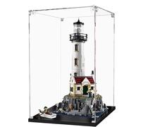 Vitrine en acrylique pour Lego 21335 - Phare motorisé - Vitrine transparente anti-poussière compatible avec Lego 21335 (vitrine uniquement) (3 mm)