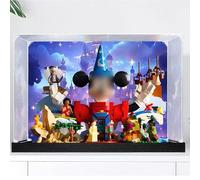 Vitrine en acrylique pour Lego 21352 Monde magique - Boîte de rangement anti-poussière - Boîte de rangement transparente compatible avec 21352 (boîte uniquement) (fond de 3 mm)