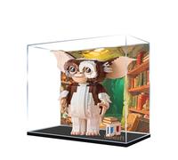 Vitrine en acrylique pour Lego 21361 Gremlins Gizmo Ensemble de construction, Boîte transparente anti-poussière - Seulement la vitrine, Boîte de présentation compatible avec Lego 21361 (Base arrière