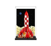 Vitrine en acrylique pour Lego 21367 Moon Rocket Building Set - Boîte transparente anti-poussière - Seule vitrine compatible avec Lego 21367 (option A)