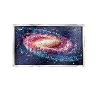 Vitrine en acrylique pour Lego 31212 Galaxy Pixel Art - Boîte transparente anti-poussière (modèle non inclus)