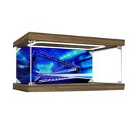 Vitrine en Acrylique pour Lego 42109 Voitures de Course modèle d'aquarium (Contexte C)