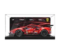 Vitrine en acrylique pour Lego 42125 - Boîte à jouets anti-poussière - Compatible avec Lego 42125 (vitrine uniquement, kit non inclus)