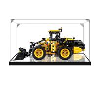 Vitrine en acrylique pour Lego 42209 - Modèle pelle - Anti-poussière - Transparent - Collection de modèles (modèle non inclus) (Base miroir 2 mm)