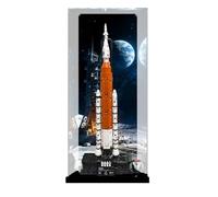 Vitrine en acrylique pour Lego 42221 Space Launch System Building Model, boîte de présentation anti-poussière de 3 mm, vitrine compatible avec Lego 42221 (modèle non inclus) (fond A)