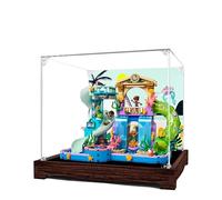 Vitrine en acrylique pour Lego 42630 Heartlake City Water Park Model - 3 mm - Étanche à la poussière - Vitrine compatible avec Lego 42630 (modèle non inclus) (fond 3 mm C)