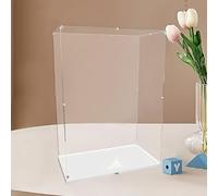Vitrine en acrylique pour Lego 43222 Château Boîte anti-poussière Boîte de rangement transparente Compatible avec 43222 (boîte uniquement) (Transparent 3 mm)