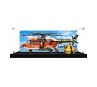 Vitrine en acrylique pour Lego 60503 Avion de sauvetage Rouge (spray