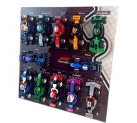 Vitrine en acrylique pour Lego 71049 F1 Race Car Racing, panneaux muraux, cadres photo, toiles de fond, compatible avec 71049 (modèle non inclus)