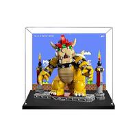 Vitrine en acrylique pour Lego 71411 modèle Bowser puissant, boîte de présentation anti-poussière de 3 mm, vitrine compatible avec Lego 71411 (construction de fond)
