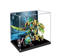 Vitrine en acrylique pour Lego 71508 Fox Guardian Mech - Boîte transparente anti-poussière - Seule vitrine compatible avec Lego 71508 (spray arrière A)